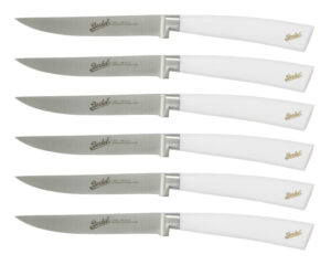 Elegance white set 6 bistecca